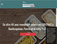 Tablet Screenshot of campanini.net